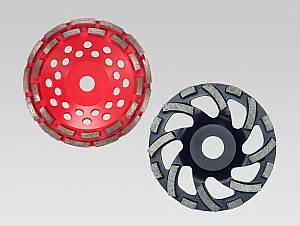 Diamond cup wheels